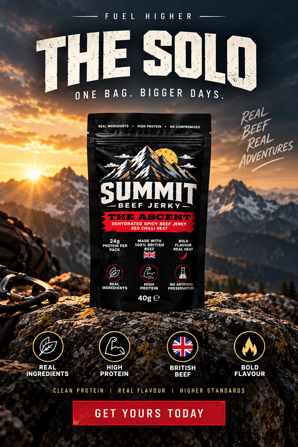 The Ascent – Red Chilli Heat Beef Jerky (40g)